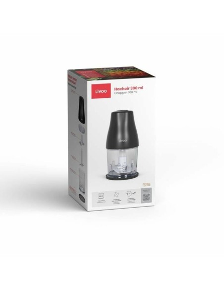 Hachoir Livoo Chopper Noir 400 W Acier inoxydable