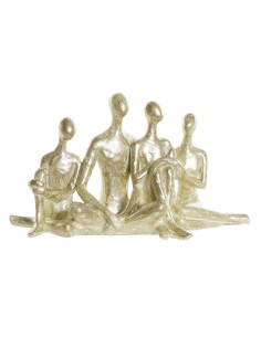 Figurine Décorative DKD Home Decor Doré Famille 21 x 8 x 12 cm