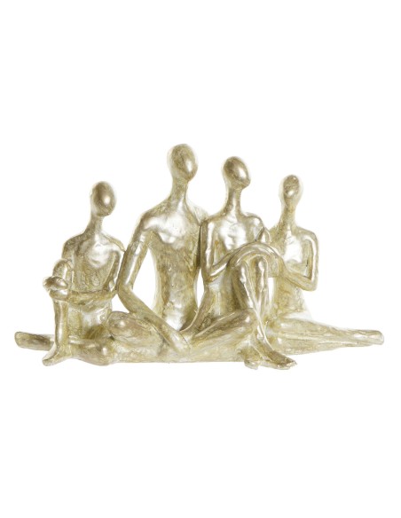 Figurine Décorative DKD Home Decor Doré Famille 21 x 8 x 12 cm