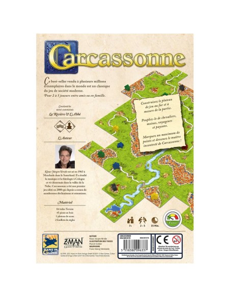 Jeu de société Asmodee Carcassonne (Français) (FR)