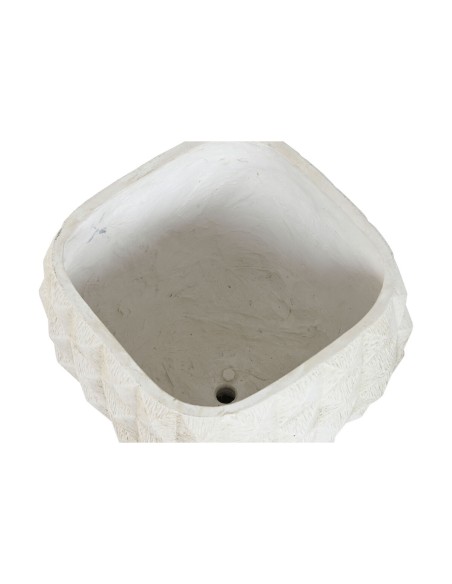 Cache-pot Home ESPRIT Argile Fibre Moderne 32 x 32 x 40 cm