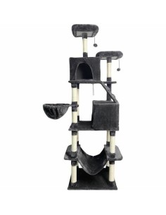 Grattoir pour Chats Taylor Dark Gris Tissu Peluche