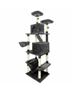 Grattoir pour Chats Taylor Dark Gris Tissu Peluche 2