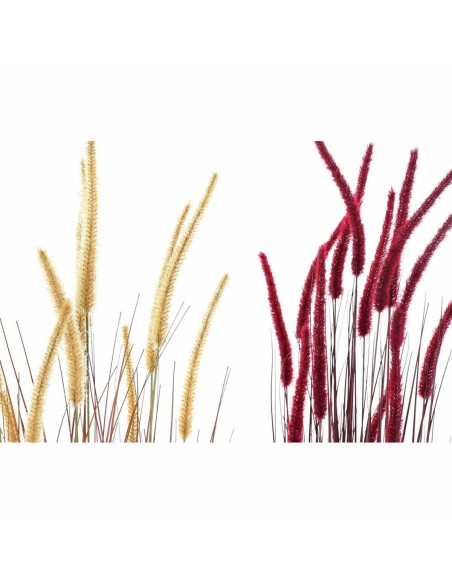 Plante décorative DKD Home Decor Orange Polyéthylène Bordeaux PVC 30 x 30 x 150 cm (2 Unités)