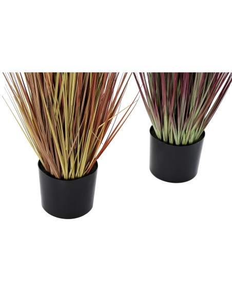 Plante décorative DKD Home Decor Orange Polyéthylène Bordeaux PVC 30 x 30 x 150 cm (2 Unités)