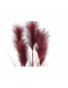 Plante décorative DKD Home Decor Seau 30 x 30 x 106 cm Orange Polyéthylène Bordeaux Laiton (2 Unités) 2