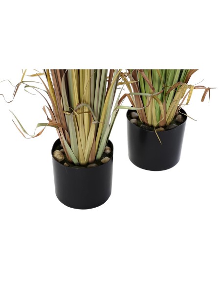Plante décorative DKD Home Decor Polyéthylène Vert Bordeaux PVC 40 x 40 x 120 cm Moutarde (2 Unités)
