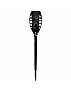 Lampe solaire Galix Résine Noir Ø 7,3 x 47 cm