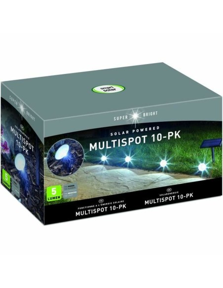 Guirlande lumineuse LED Garland Multispot 10-PK Solaire Étagère 5 Lm