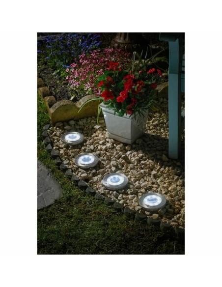 Spot solaire Smart Garden Sol Noir Aluminium (4 Unités)