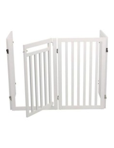 Porte d'accès Trixie Chien Blanc 60-160 x 81 cm