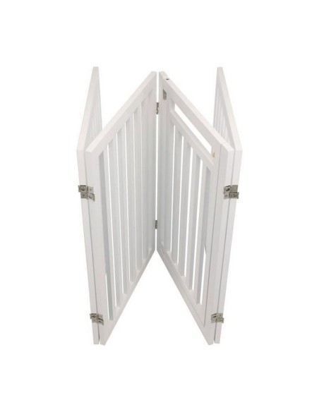 Porte d'accès Trixie Chien Blanc 60-160 x 81 cm