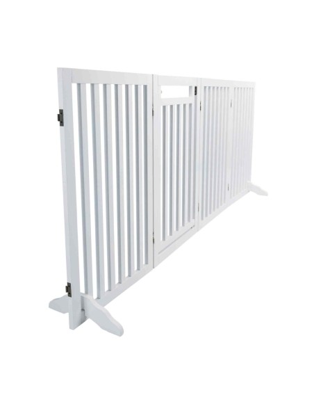 Porte d'accès Trixie Chien Blanc 60-160 x 81 cm