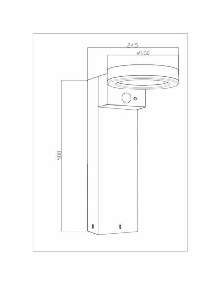 Lampe solaire Galix G4590B Argenté 1000 Lm