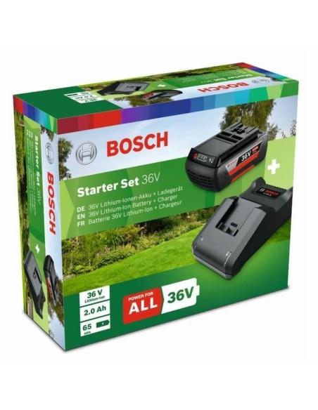Kit chargeur et batterie rechargeable BOSCH Starter Set Litio Ion 2 Ah 36 V