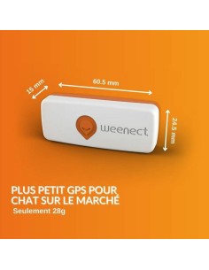 Localisateur Anti-perte Weenect Weenect XS GPS Chat Blanc 2