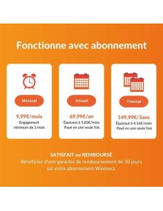 Localisateur Anti-perte Weenect Weenect XS GPS Blanc 2