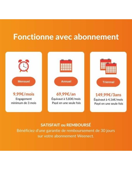 Localisateur Anti-perte Weenect Weenect XS GPS Blanc