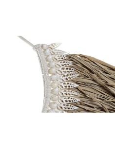 Décoration murale DKD Home Decor Beige Marron Coquillages Fibre (70 x 3 x 57 cm) 2