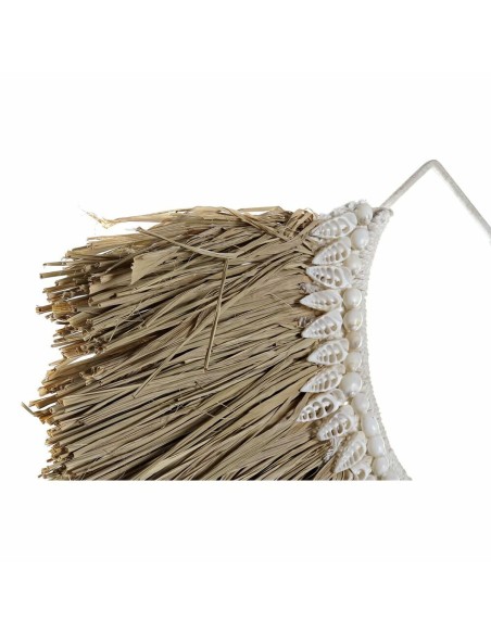 Décoration murale DKD Home Decor Beige Marron Coquillages Fibre (70 x 3 x 57 cm)