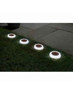 Set de bornes de jardin solaires Super Smart DecorDisk (4 Unités) 2
