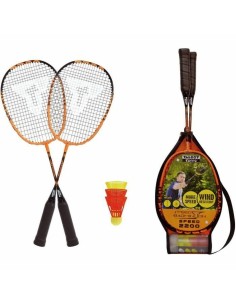 Raquette de badminton Schildkröt Noir/Orange 2