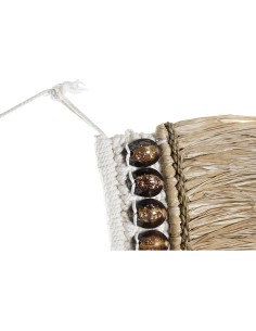 Décoration murale DKD Home Decor Naturel Jute Ethnique (62 x 3 x 65 cm) 2