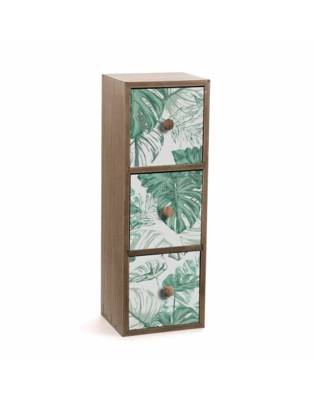Boîte à bijoux Versa Mint Bois (11 x 36 x 13,5 cm)