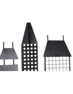 Décoration murale DKD Home Decor Noir Doré Loft 105 x 6 x 56 cm 2