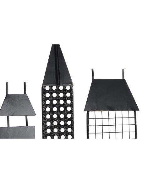 Décoration murale DKD Home Decor Noir Doré Loft 105 x 6 x 56 cm