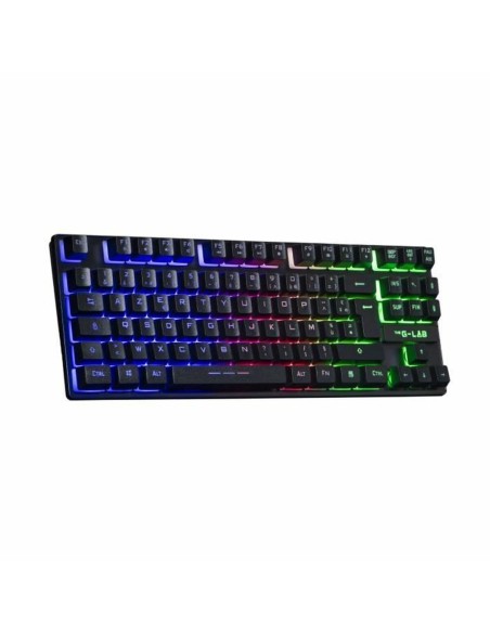 Clavier pour jeu The G-Lab KEYZ CAESIUM TKL WIRELESS Noir AZERTY