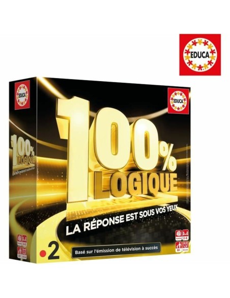 Jeu de questions-réponses Educa 100% Logic: The Answer is before your eyes