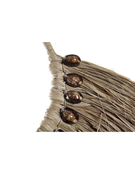 Décoration murale DKD Home Decor Naturel Coquillages Fibre (75 x 3 x 62 cm)
