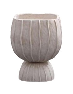 Cache-pot Home ESPRIT Argile Fibre Moderne 35 x 35 x 45 cm