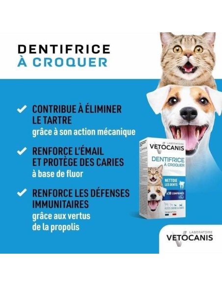 Dentifrice Vetocanis (8 Unités)