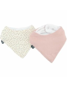 Bavoir Domiva Rose clair Coton 2 Pièces (2 Unités)