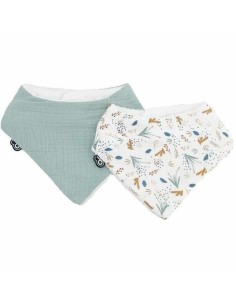 Bavoir Domiva Celeste Coton 2 Pièces (2 Unités)