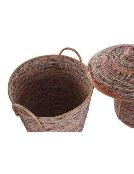 Set de basket DKD Home Decor Rotin (51 x 51 x 67 cm)