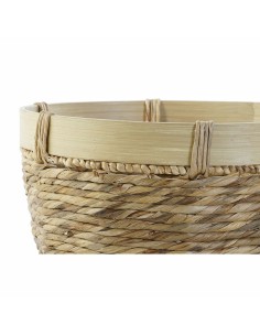 Set de basket DKD Home Decor Bambou Tropical Joncs (40 x 40 x 23 cm) (3 Pièces) 2