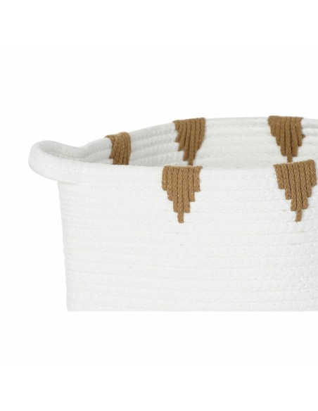 Panier DKD Home Decor 34 x 34 x 40 cm Boho (3 Pièces)