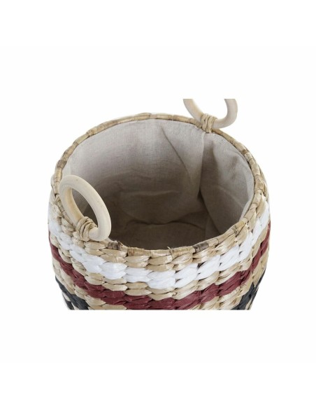 Set de basket DKD Home Decor Fibre naturelle (30 x 30 x 25 cm)