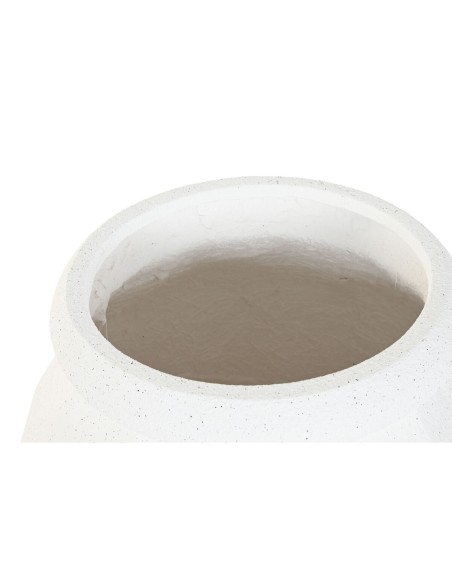 Cache-pot Home ESPRIT Blanc Magnésium Moderne 47 x 47 x 61 cm