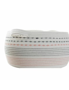 Set de basket DKD Home Decor Blanc Noir Orange 52 x 43 x 25 cm 2