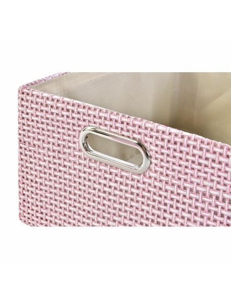 Set de basket DKD Home Decor 40,5 x 27,5 x 18 cm Polyester (2 Unités)
