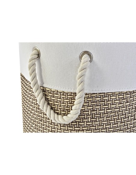 Set de basket DKD Home Decor Polyester 40 x 40 x 49 cm (2 Unités)