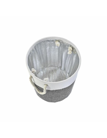 Set de basket DKD Home Decor Polyester 40 x 40 x 49 cm (2 Unités)