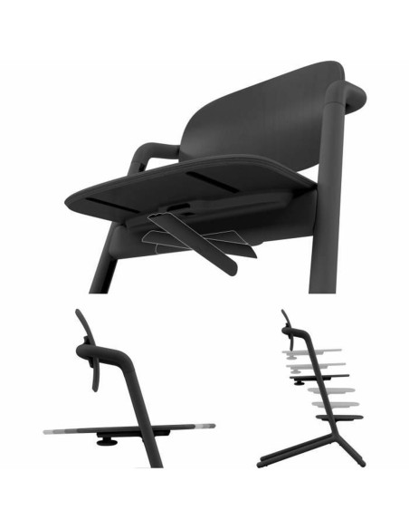 Chaise haute Cybex Noir