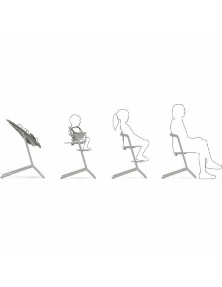 Chaise haute Cybex LEMO Gris