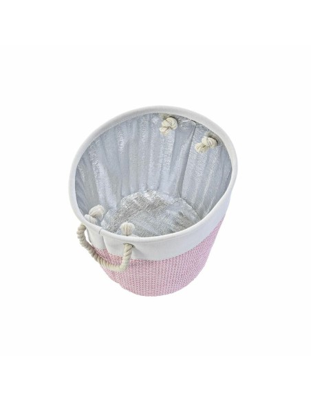 Set de basket DKD Home Decor Polyester 40 x 40 x 49 cm (2 Unités)