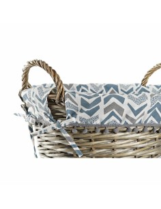 Panier DKD Home Decor 44 x 44 x 42 cm Polyester osier 2